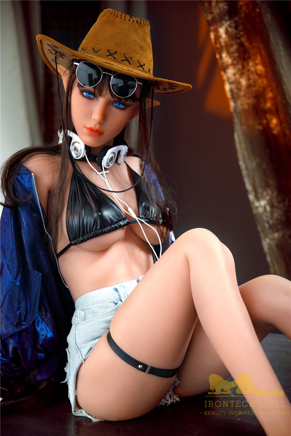 Poupée sexuelle elfe asiatique TPE 167 cm, poupée Scarlet Irontech