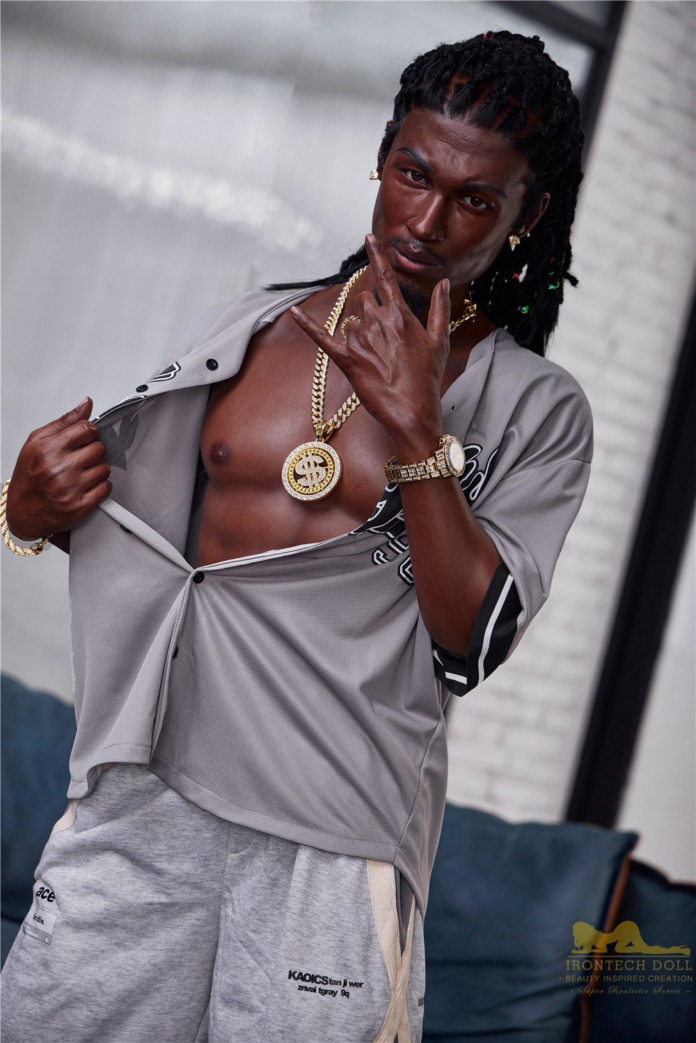 Poupée Sexuelle Noire 170cm M7 Bill