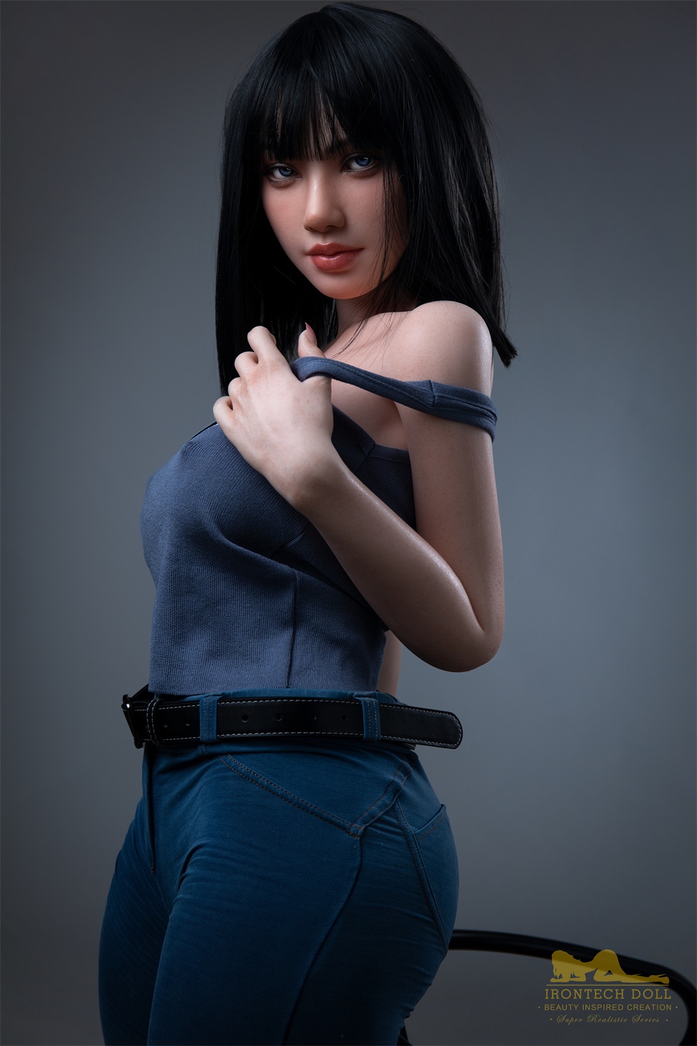 Poupée sexuelle en silicone Celebrity 153 cm S30 Rita