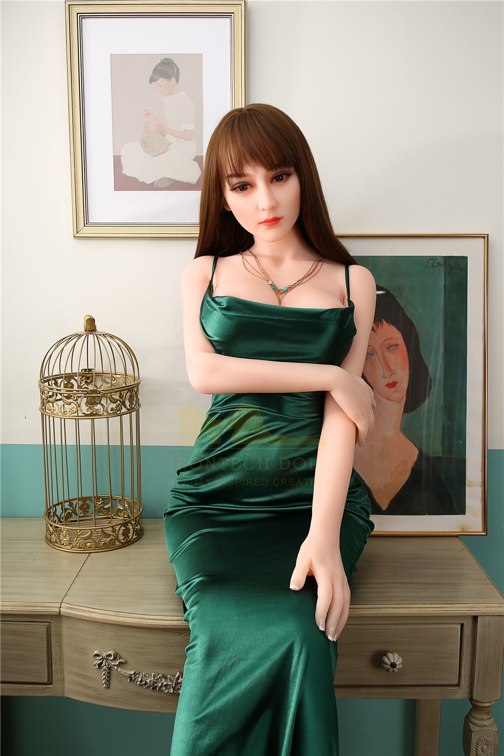 Poupée d'amour grandeur nature 165 cm plus Ella