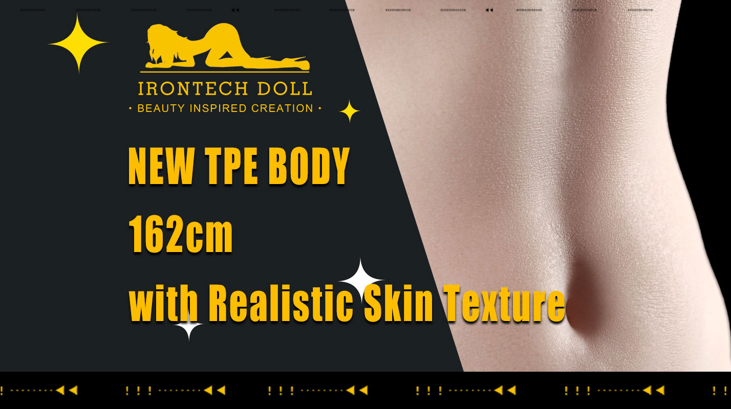 Nouveauté : Poupée Sexuelle TPE 162 cm à la texture de peau réaliste