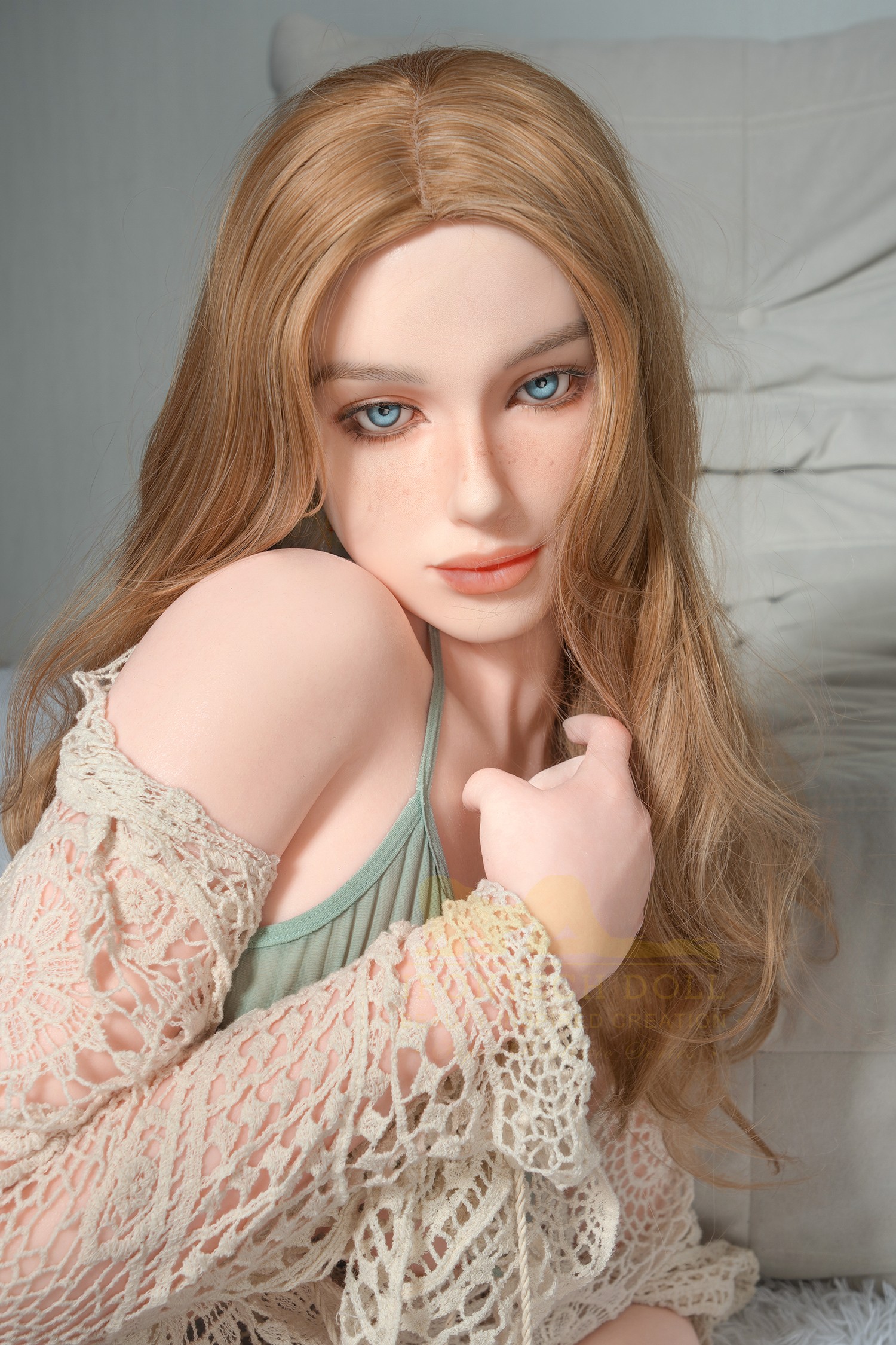 Poupée Sexuelle Blonde Taille Réelle Silicone 162cm Minus S17 Luna
