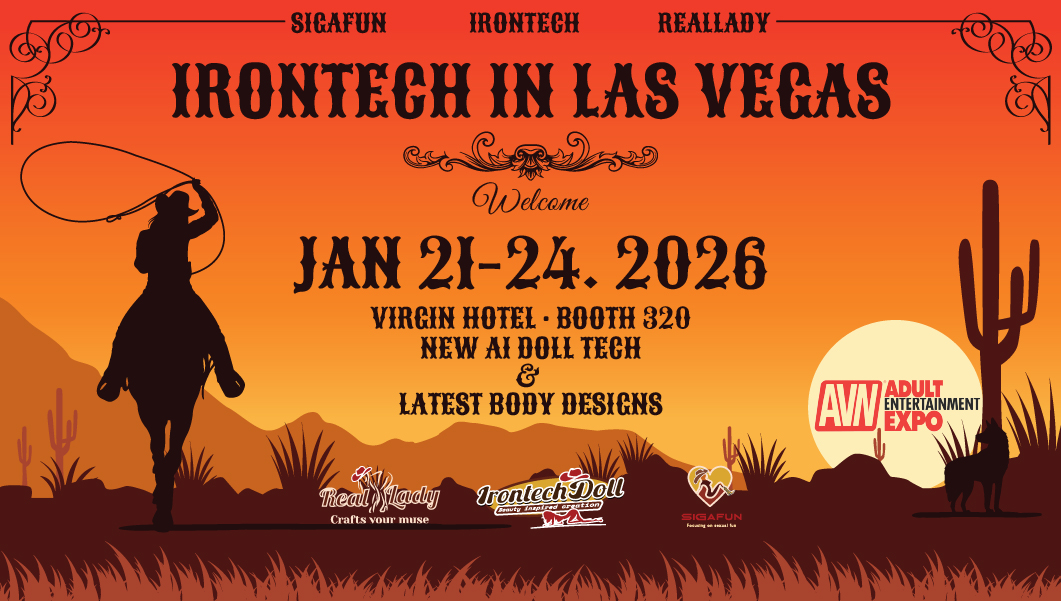 La poupée Irontech sera présentée à l’AVN Adult Entertainment Expo 2026