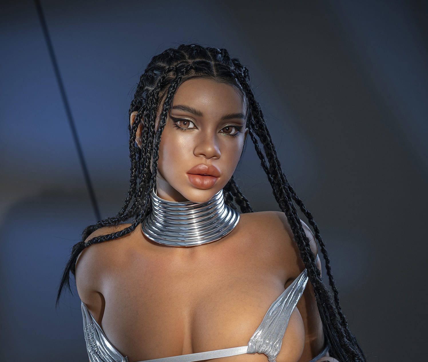 Crypto Mogul Poupée Sexuelle 161cm S33 ROS MAX Penny Bronzage Foncé